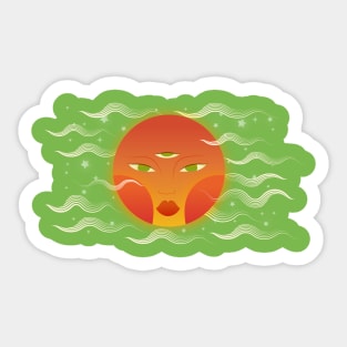 Hazel Sun Goddess Sticker